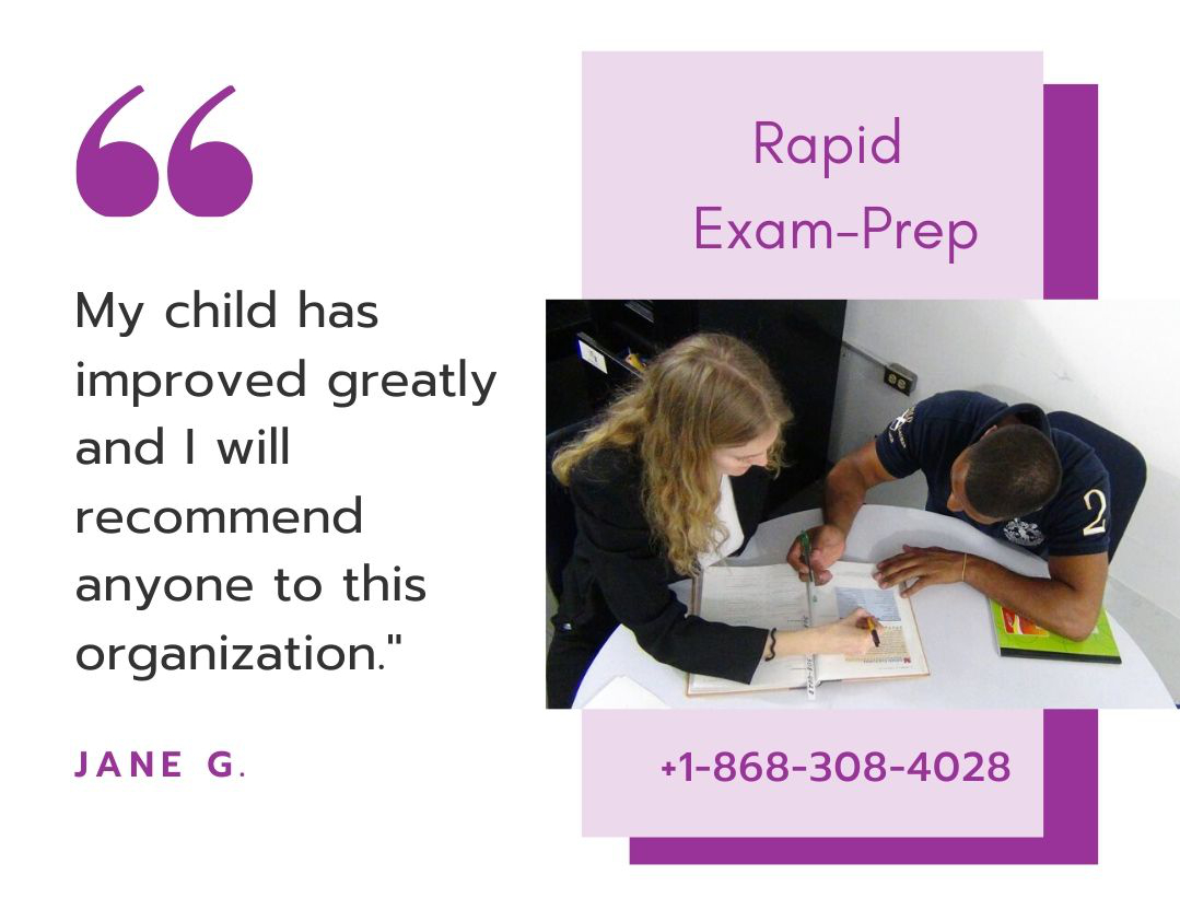 Assessments for SEA Lessons in Trinidad help us zoom in on your child's weak areas, securing better SEA results. See what other parents say about PTI.